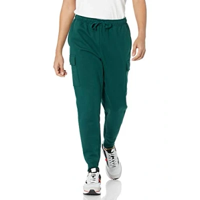 Imagen de Amazon Essentials Pantalón Deportivo Jogger Cargo de Forro Polar Hombre, Verde Oscuro, S