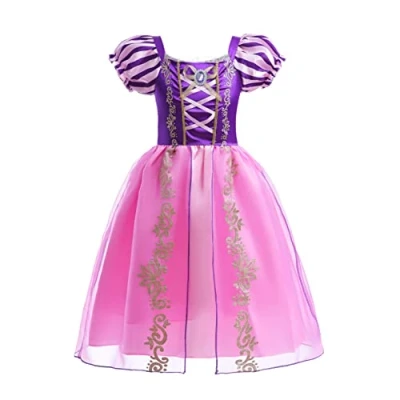 Imagen de Lito Angels Disfraz de Princesa Rapunzel Vestido para Niña Pequeñas, Talla 2 años, Morada