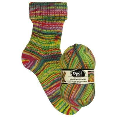 Imagen de Opal Nach Hundertwasser Edición 4056 692 (425m) 4 Capas Duradero Calcetín Hilado 1x100g
