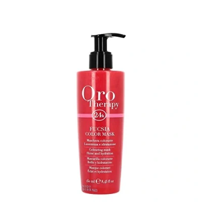 Imagen de FANOLA Oro Therapy Máscara colorante para brillo e hidratación, 250 ml, Fucsia (1625)