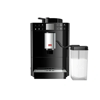 Imagen de Melitta Caffeo Varianza CSP F570 102, Cafetera Molinillo, Café en Grano, Personalizable, Pantalla TFT, Limpieza Automática, 15 Bares, Negro, 1450 W, 1.2 litros, Acero Inoxidable