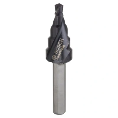 Imagen de Bosch 2 608 588 064 Broca escalonada HSS AlTiN 4 12 mm, 6,0 50 mm (pack de 1)