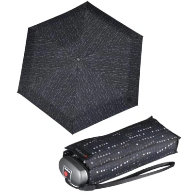 Imagen de Knirps Paraguas de bolsillo viaje, Domino Black, 93 cm