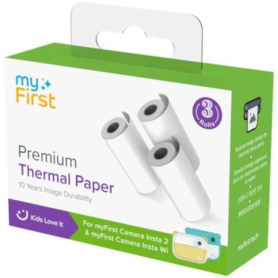 Imagen de 3 Rollos Recarga Papel Térmico 6 metros