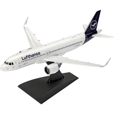 Imagen de Revell GmbH 63942 Airbus A320 Neo &#039;Lufthansa&#039; Juego de Modelos, Multicolor, 1/100