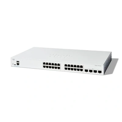Imagen de Cisco Switch administrado Catalyst 1300 24T 4X, 24 Puertos GE, 4x10 GE SFP+, protección Limitada de por Vida (C1300 4X)