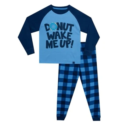 Imagen de Harry Bear Pijama De Niño Donut Pijamas para Niños Azul 9 10 Años