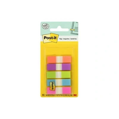 Imagen de Post it Index Marcadores de 1/2 pulgada Ref.683 5CB en Colores azul, amarillo, rosa, violeta y verde brillantes