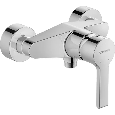 Imagen de Duravit B24230000010 Grifo de Ducha para 1 consumidor, Mezclador Monomando con Sistema Mezcla cerámica, Cromo