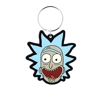 Imagen de Pyramid International Rick &amp; Morty Llavero Rick, Multicolor, 4.5 x 6cm (RK38721C)