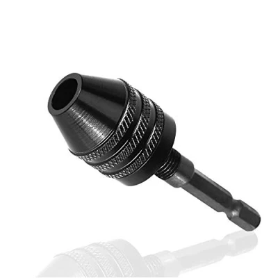 Imagen de Bestgle Portabrocas sin llave 0,3 6,5mm,cambio rapido convertidor del adaptador de vastago Hexagonal para Herramienta amoladora eléctrica con Vástago