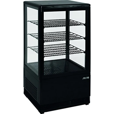 Imagen de Saro 330 10051 Mini vitrina de refrigeración por recirculación (plástico, SC 70, 70 L), color negro