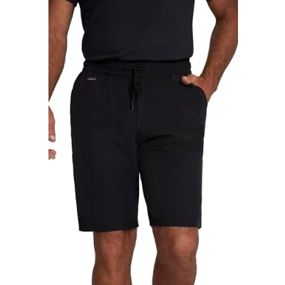 Imagen de JP 1880 Jay pi Pantalones Cortos de Tenis, Quickdry, Cintura elástica, Negro, 4XL para Hombre