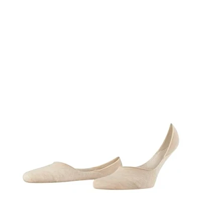 Imagen de FALKE Invisible Step Medium Cut M In algodón invisibles lisos 1 par, Calcetines pinkies Hombre, Beis Sand Melange 4650, 47 48