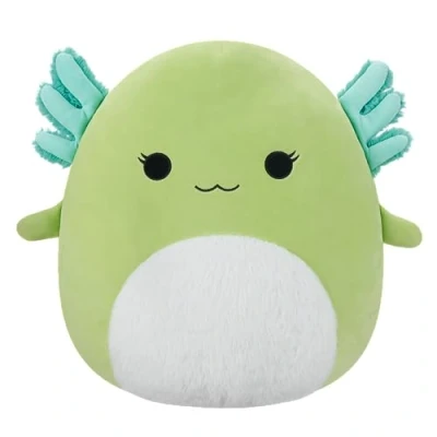 Imagen de Squishmallows Green Axolotl 20&quot; Mipsy el ajolote Verde, Color Negro, S (JAZWARES SQCR04222)