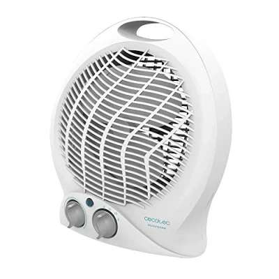 Imagen de Cecotec Calefactor Eléctrico de Baño Bajo Consumo Ready Warm 9790 Force. Termoventilador, 2000 W en 2 Niveles, Termostato Regulable, 3 Modos, Sistema Seguridad, 15 m2