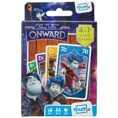 Imagen de Shuffle Juegos de Cartas en adelante para niños Broche 4 1, Pares, familias Felices y Juego acción, Gran Regalo a Partir 6 años