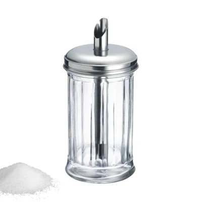 Imagen de Westmark Dispensador de azúcar, Capacidad: 300 ml, Vidrio/acero inoxidable, New York, Plata/transparente, 65242260