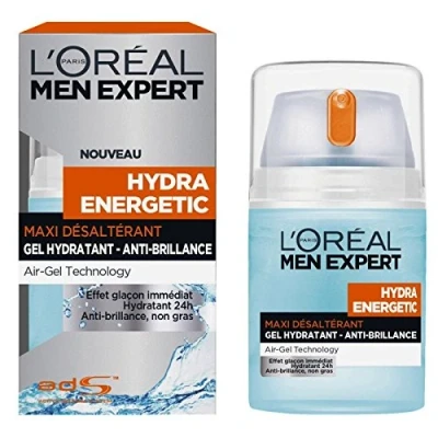Imagen de L&#039;Oréal Men Expert Gel Hydratant Maxi Désaltérant pour Homme Soin du Visage Hydra Energetic 50 ml