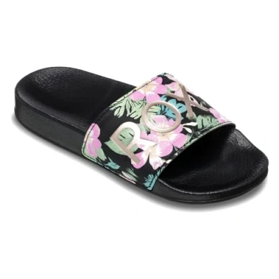 Imagen de Roxy Slippy II, Sandalia Niñas, Plantilla Negra y Rosa, 16 EU