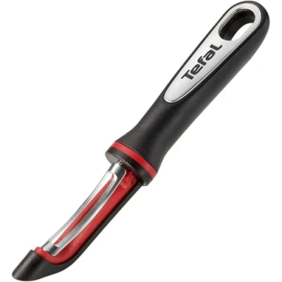 Imagen de Tefal Ingenio K2071014 Pelador de verduras y frutas, acero inoxidable, libre BPA, apto para lavavajillas, fácil manejo limpieza, resistente a las manchas, materiales larga duración