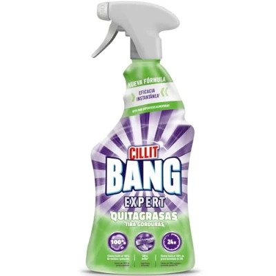 Imagen de Cillit Bang Quitagrasas, potente limpiador antigrasa para cocina y exterior, formato spray 750ml