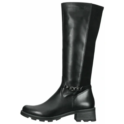 Imagen de CAPRICE 9 25612 41, Bota a la altura de pantorrilla para Mujer, Negro (Black Comb), 38.5 EU
