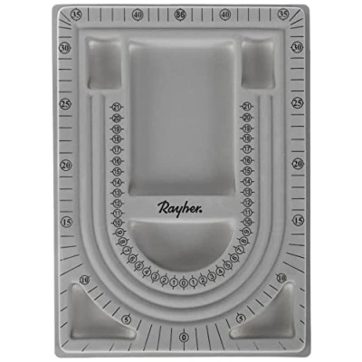 Imagen de Rayher 8902900 Tabla de diseño abalorios, 23 x 33 cm, para hacer bisutería
