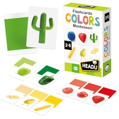 Imagen de Headu Flashcards Colors Montessori, Medium (MU27859)