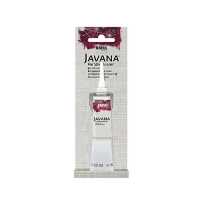 Imagen de KREUL 91890 Bloqueador de color Javana, tubo 20 ml con boquilla pulverización fina para aplicación en filigrana, crear motivos incoloros, bloquea la absorción del