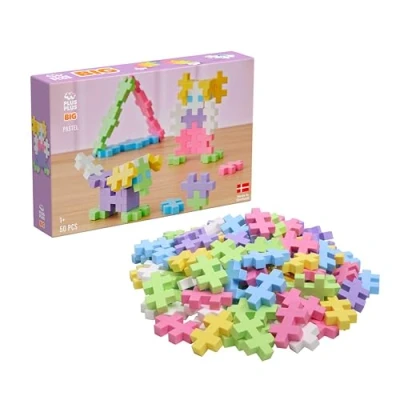 Imagen de Plus 300.3273 Big Pastel Mix 50 piezas. Ladrillos de construcción , color/modelo surtido