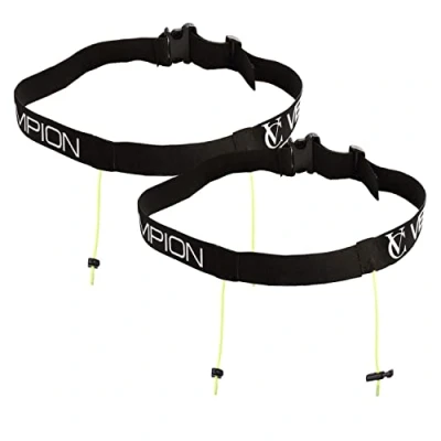 Imagen de VeloChampion Cinturón para Número de Competición Triatlón Porta Dorsal Maratones