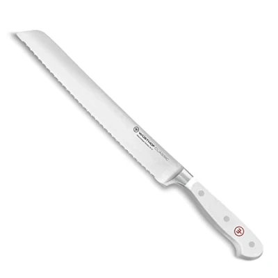 Imagen de WÜSTHOF Classic cuchillo pan con doble dentado de precisión 23 cm, blanco