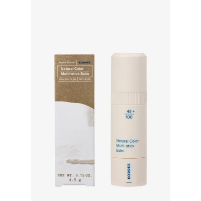Imagen de KORRES AEGEAN BRONZE Illuminating Multistick con extracto de peonía y manteca karité, práctico viaje, 4,5 g