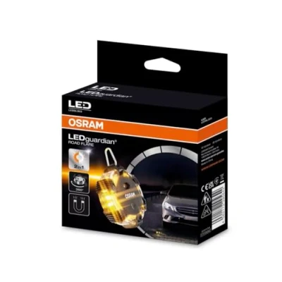 Imagen de OSRAM LEDguardian Road Flare, LEDSL303, luz de Advertencia LED magnética compacta, 16 Larga duración, para diversas situaciones en la Carretera y Trabajos inspección su vehículo