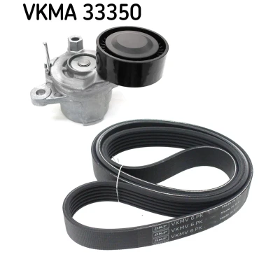 Imagen de SKF VKMA 33350 Juego de correas trapeciales poli V PEUGEOT: Rifter MPV, 308 II Hatchback, 208 I CITROËN: Grand C4 Spacetourer