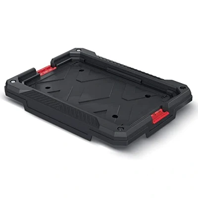 Imagen de Kistenberg Carro de plataforma KXBPFIX X Block Solid Toolbox modular Solution Transportwagen herramientas trabajo Maletín Caja taller Organizador