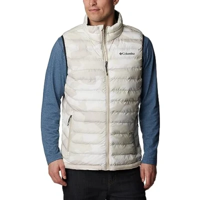 Imagen de Columbia Powder Lite Vest, Chaleco Acolchado Hombre, Dark Stone Mod Camo Print, M