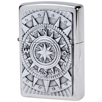 Imagen de Zippo 2005350 Mechero de Gasolina, latón, Aspecto Acero Inoxidable, 1 x 6 cm