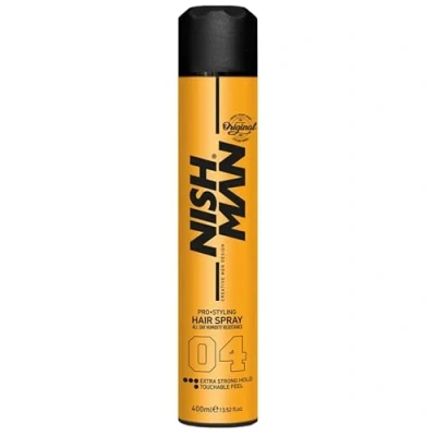 Imagen de NISHMAN 04 Pro Styling Hair Spray Extra Strong 400 ml