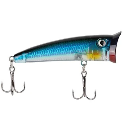 Imagen de Cebos de Pesca Agua Dulce,7cm Artificiales Plastico Señuelos Duros Popper Flotante como Pez Cebo Bionico Accesorios Pesca(5#)