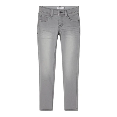 Imagen de Name it Nkmsilas Vaqueros slim fit para niños, Talla: 6a, Medium grey denim