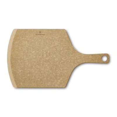 Imagen de Victorinox Pala para pizza con mango, Tabla de Cortar Cocina, Pequeño (43.2 x 25.4 0.5), Resistente, Apto Lavavajillas, Marrón
