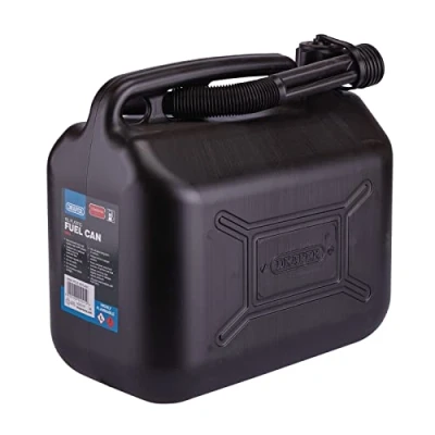 Imagen de Draper 09058 Lata de Combustible plástico, 10 L, Negro, Talla única