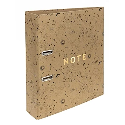 Imagen de Interdruk Archivador de palanca A4 75 mm Marrón Natural Kraft Galaxy