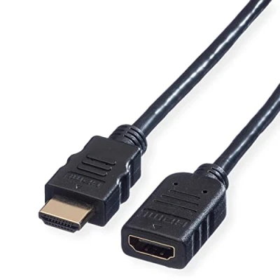 Imagen de Value Hdmi High Speed Cable With Ethernet, M F 2 Cables Para Computadoras Y Periféricos