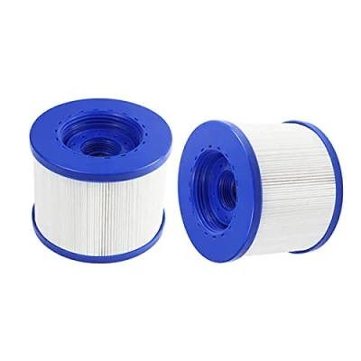 Imagen de WuYang Filtro de Piscina con 2 Piezas, Elemento Tornillo en Espiral 104 mm, Adecuado para Ingenioso SPA + Aquaparx Aqua areway All Seasons goplus wido, etc.