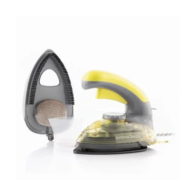 Imagen de InnovaGoods® Mini plancha de vapor vertical y horizontal 2 en 1 Velyron (800 W), tus prendas forma rápida cómoda, con función horizontal, ideal para el hogar
