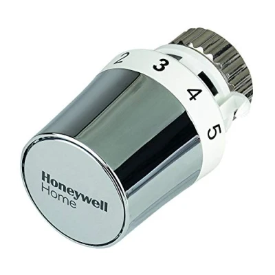 Imagen de Honeywell Home Cabezal termostático de radiador Thera 5, conexión M30 x 1,5, Blanco/Cromado