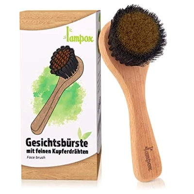 Imagen de lampox cepillo facial con finos alambres de cobre, monástico, masaje